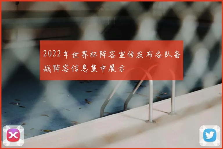 2022年世界杯阵容宣传发布各队备战阵容信息集中展示