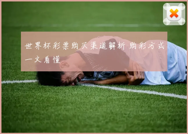 世界杯彩票购买渠道解析 购彩方式一文看懂